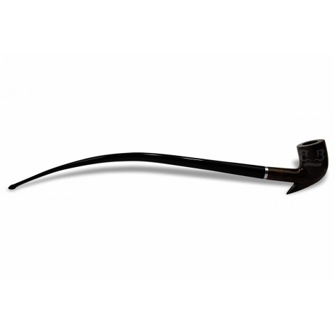 Cachimbo Churchwarden Extra Longo Encerado com Bico - Piteira Resina